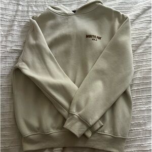 white fox hoodie